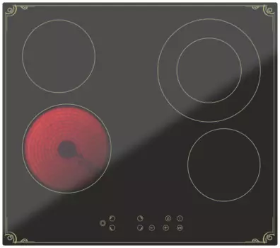 Электрическая варочная панель DARINA 4P8 E326 B 4 конфорки, черный (4P8E326B)