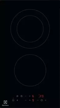 Электрическая варочная панель ELECTROLUX, 2 конфорки, черный (LHR3233CK)