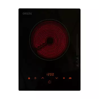 Электрическая варочная панель Ginzzu HCC-151 1 комфорка, черный (17900)