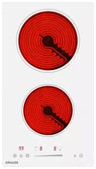 Электрическая варочная панель Graude EK 30.0 W 2 конфорки, белая (EK 30.0 W)