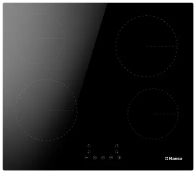 Электрическая варочная панель HANSA BHC633009, 4 конфорки, черный (BHC633009)