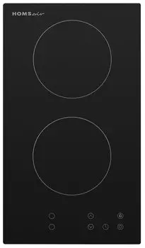 Электрическая варочная панель HOMSAir HV32BK 2 конфорки, черный (HV32BK)