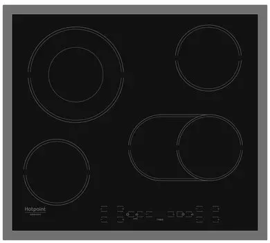 Электрическая варочная панель HOTPOINT-ARISTON HR 616 X 4 конфорки, черный ( HR 616 X )