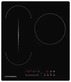 Электрическая варочная панель Kuppersberg ECO 411, 3 конфорки, черный (ECO 411)