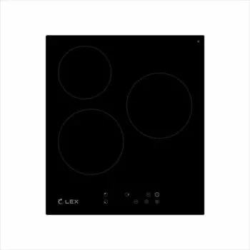 Электрическая варочная панель Lex EVH 430 BL, 3 конфорки, черный (EVH 430 BL)