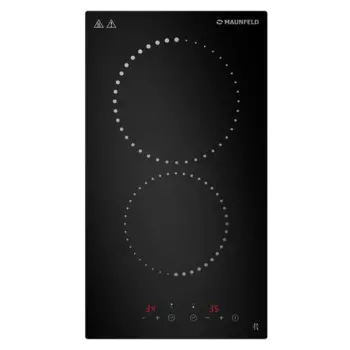 Электрическая варочная панель Maunfeld CVCE292PBK, 2 конфорки, черный (CVCE292PBK)