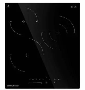 Электрическая варочная панель Maunfeld CVCE453SDBK, 3 конфорки, черный (CVCE453SDBK)