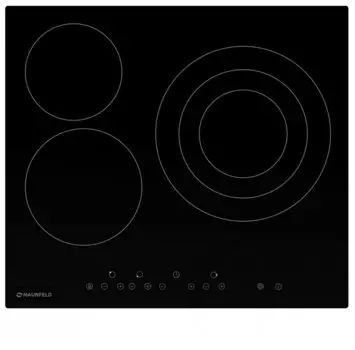 Электрическая варочная панель Maunfeld EVCE.593.T-BK, 3 конфорки, черный (EVCE.593.T-BK)