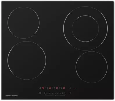 Электрическая варочная панель Maunfeld EVSE594FDBK 4 конфорки, черный (КА-00013337)