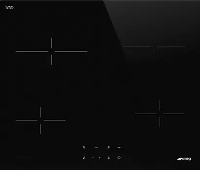 Электрическая варочная панель SMEG SE264TD1 4 конфорки, черный (SE264TD1)