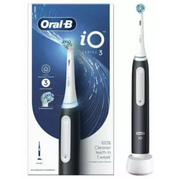 Электрическая зубная щетка Oral-B IO3, насадок: 1, режимов: 3, черный (8006540731277)