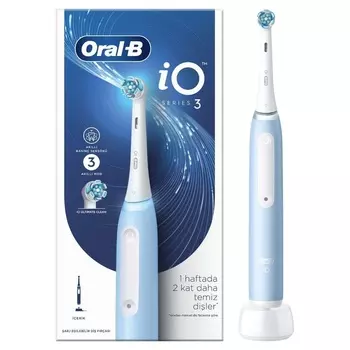 Электрическая зубная щетка Oral-B IO3, насадок: 1, режимов: 3, голубой (8006540731321)