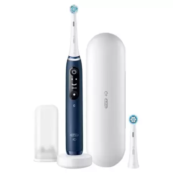 Электрическая зубная щетка Oral-B iO Series 7N, насадок: 2, режимов: 5, синий (iOM7.2I1.1BD)