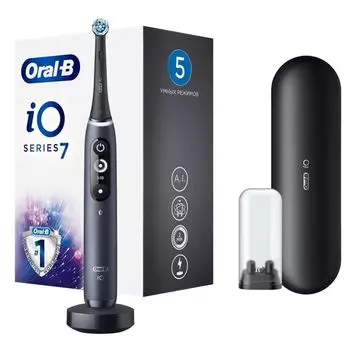 Электрическая зубная щетка Oral-B iO Series 7 Onyx, насадок: 1, режимов: 5, черный (7 BLACK ONYX)