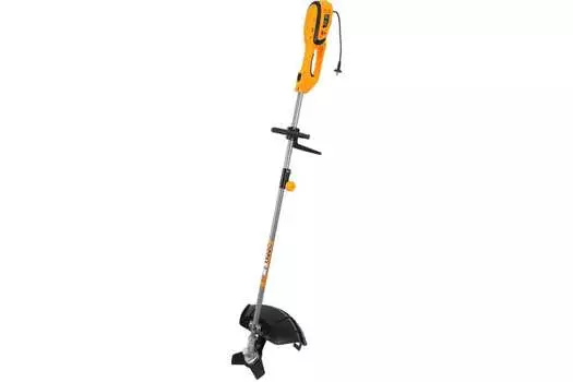 Электрический триммер DEKO DKTR1750, 1.75 кВт, 6500 об/мин, сетевой, реж.эл.: леска/нож, d-образная рукоять, плечевой ремень, верхнее положение двигателя, 4.5 кг (065-1212)