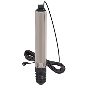 Электрический водяной насос ДЖИЛЕКС Водомет ПРОФ 55/90 , 1200Вт, погружной, скважинный, производительность 3.3 м/час, глубина погружения 30м (5590)