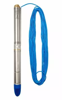 Электрический водяной насос ДЖИЛЕКС Водомет ЗДК 45/42, 550Вт, погружной, скважинный, производительность 2.7 м/час, глубина погружения 80 м, 9 кг (5603)