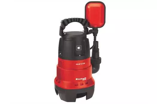 Электрический водяной насос Einhell GC-DP 3730, 370Вт, погружной, дренажный, производительность 9 м/час, глубина погружения 5м, 4.79кг (4170471)