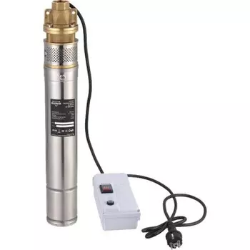 Электрический водяной насос Elitech НГ 750-50В, 750 Вт, погружной, скважинный, производительность 2.82 м/час, глубина погружения 10 м, 8.1 кг (182181)
