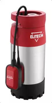 Электрический водяной насос Elitech НПК 800-30, 800Вт, погружной, колодезный, производительность 5.5 м/час, глубина погружения 7м, 7.8кг