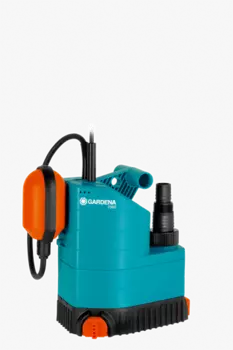 Электрический водяной насос GARDENA 7000, 250Вт, погружной, дренажный, производительность 7 м/час, глубина погружения 7м, 4.3кг (01780-20.000.00)