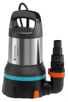 Электрический водяной насос GARDENA Aquasensor 17000, 750Вт, погружной, дренажный, производительность 17 м/час, глубина погружения 7м, 6.1кг (09036-20.000.00)