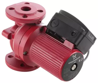 Электрический водяной насос Grundfos UPS 32-120 F, 380 Вт, циркуляционный, центробежный, производительность 14 м/час, 17.6 кг (96401837)