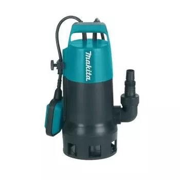 Электрический водяной насос Makita PF0800, 800Вт, погружной, дренажный, производительность 13.2 м/час, глубина погружения 5м, 4.6кг