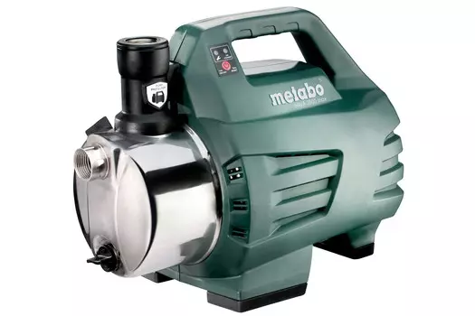 Электрический водяной насос Metabo HWA 3500 Inox, 1100Вт, поверхностный, центробежный, производительность 3.5 м/час, глубина погружения 8м, 10.6кг (600978000)