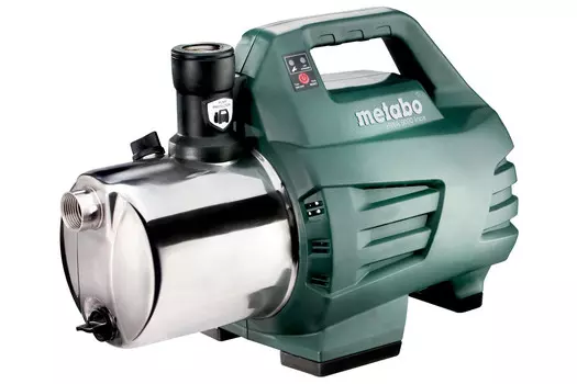 Электрический водяной насос Metabo HWA 6000 Inox, 1300Вт, насос автоматический, центробежный, производительность 6 м/час, глубина погружения 8м, 13кг (600980000)