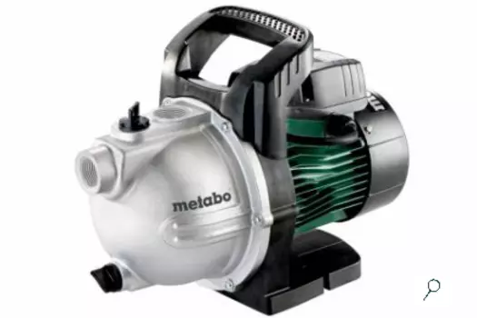 Электрический водяной насос Metabo P 2000 G, 450Вт, поверхностный, центробежный, производительность 2 м/час, глубина погружения 8м, 7.6кг (600962000)