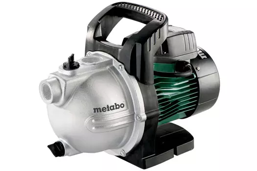 Электрический водяной насос Metabo P 3300 G, 900Вт, поверхностный, центробежный, производительность 3.3 м/час, глубина погружения 8м, 11.1кг (600963000)
