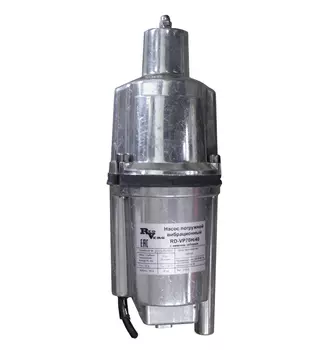 Электрический водяной насос REDVERG RD-VP70H/40, 250Вт, погружной, вибрационный, производительность 1.5 м³/час, глубина погружения 4м, 3.9кг