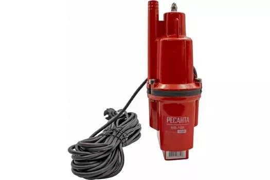 Электрический водяной насос РЕСАНТА НВ-10В, 300Вт, погружной, вибрационный, производительность 1.32 м/час, глубина погружения 3м, 3.35кг (77/8/1)