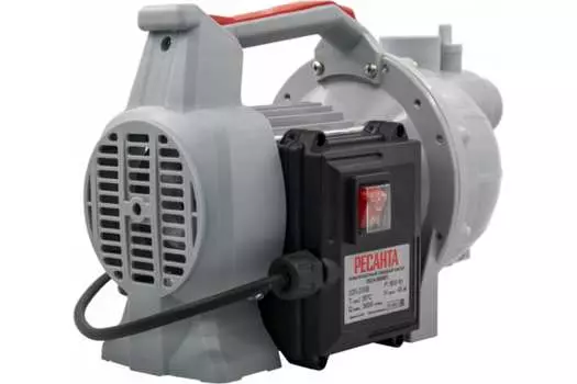 Электрический водяной насос РЕСАНТА ПСН-3600П, 900Вт, поверхностный, центробежный, производительность 3.6 м/час, глубина погружения 9м, 5.78кг (77/4/4)