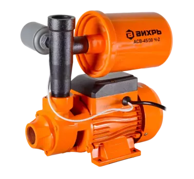 Электрический водяной насос Вихрь АСВ-45/30 Ч-2, 370 Вт, поверхностный, насосная станция, производительность 2.7 м/час, глубина погружения 9 м, 6.81 кг (68/1/20)