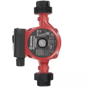 Электрический водяной насос Вихрь Ц-25/4, 72Вт, циркуляционный, центробежный, производительность 3 м/час, 2.6кг (68/7/6)