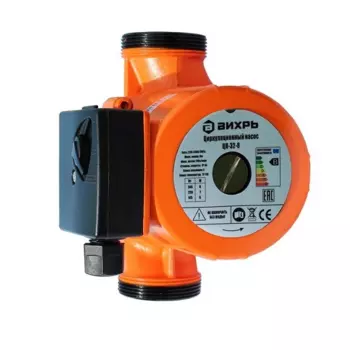 Электрический водяной насос Вихрь ЦН-32-8, 245Вт, циркуляционный, центробежный, производительность 10.2 м/час, 4.7кг (68/7/5)
