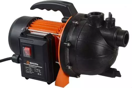 Электрический водяной насос Вихрь ПН-60/45 П, 900 Вт, поверхностный, центробежный, производительность 3.6 м/час, глубина погружения 9 м, 5.7 кг (68/4/12)