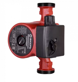 Электрический водяной насос Вихрь СТАНДАРТ Ц-25/6, 90Вт, циркуляционный, центробежный, производительность 3 м/час, 2.5кг ( 68/7/7)