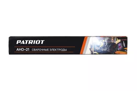 Электроды PATRIOT АНО-21, d= 3мм, L= 350мм, Э46, назначение: углеродистая сталь, коробка, 1кг (605012035)
