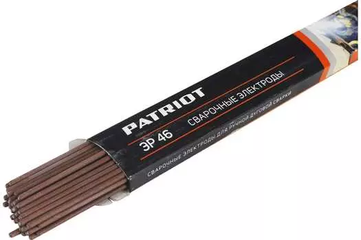 Электроды PATRIOT ЭР 46, d= 2.5 мм, L= 35 см, Э46, назначение: углеродистая сталь, коробка, 1 кг (605012016)
