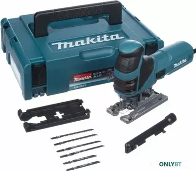 Электролобзик Makita 4351FCTJ, 720 Вт, маятниковый ход, регулировка частоты хода, сдув опилок (4351FCTJ)