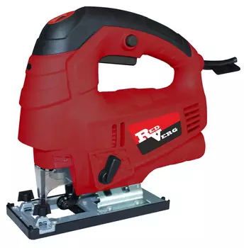 Электролобзик REDVERG RD-JS850-100, 850Вт, маятниковый ход, регулировка частоты хода, сдув опилок, - (5022677 )
