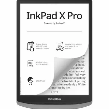 Электронная книга PocketBook X Pro, 10.3" 1404x1872 E-Ink Mobius Carta Touch, 32Gb, Wi-Fi, серый (PB1040D-M-WW)