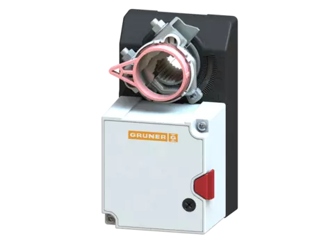 Электропривод Gruner, белый/черный (227C-024-10)