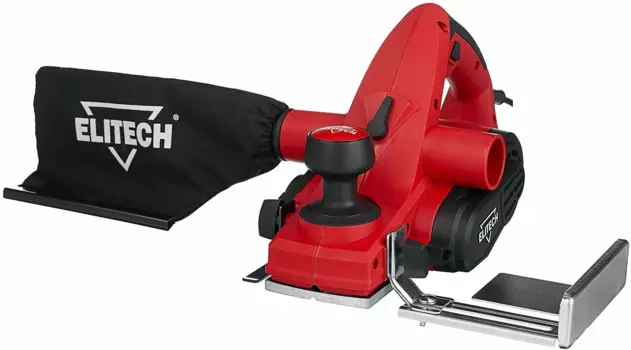Электрорубанок ELITECH Р 82К, 750 Вт, 16000 об/мин, сетевой, глубина строгания 3 мм, глубина выборки паза до 1.8 см, ширина строгания 8.2 см, 2.9 кг, кейс (178313)