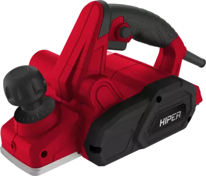 Электрорубанок Hiper HEP650B, 650Вт, 17000 об/мин, сетевой, глубина строгания 1-2, ширина строгания 82мм