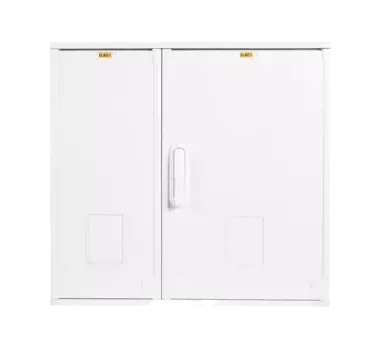 Электротехнический шкаф напольный/настенный Elbox EP 800.800.250-2-IP44, 80 смx80 смx25 см (19.3 см), дверь полиэстер, замок, IP44, серый, в сборе (EP-800.800.250-2-IP44)