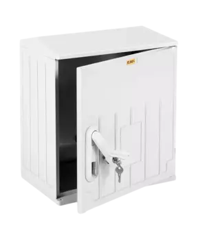 Электротехнический шкаф напольный/настенный Elbox EPV 400.400.250-1-IP54, 40 смx40 смx25 см (19.3 см), дверь полиэстер, замок, антивандальный, IP54, серый, в сборе (EPV-400.400.250-1-IP54)